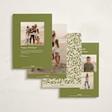 "Finding the Light" - Holiday Cards in Cream by Amy Kross - Back of Card Options