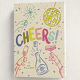 "NYE" - Holiday Cards in Champagne by Jenna Holcomb - Folded Card