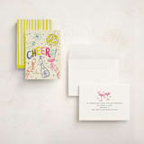 "NYE" - Holiday Cards in Champagne by Jenna Holcomb - Assembled