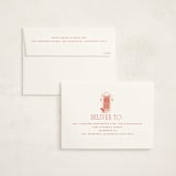"holiday home toile" - Holiday Cards in Peppermint by Rebecca Durflinger - FREE Recipient Addressing