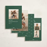 "Howdy Holidays Boots" - Holiday Cards in Fog by Leia Matt - Back of Card Options