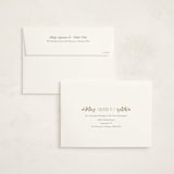 "Wreath Frame" - Holiday Cards in Cream by Robert and Stella - FREE Recipient Addressing