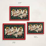 "angels sing" - Holiday Cards in Ruby by Grae - Formats Available