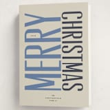 "headline" - Holiday Cards in Starry Night by Carrie Moradi - Folded Card