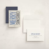 "headline" - Holiday Cards in Starry Night by Carrie Moradi - Assembled