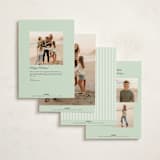 "Lobby Bow Tree" - Holiday Cards in Wintergreen by Erika Firm - Back of Card Options