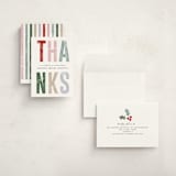 "BIG thanks" - Holiday Cards in Candy Dish by Pixel and Hank - Assembled