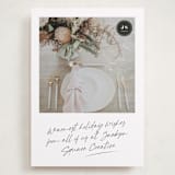 "Snapshot" - Holiday Cards in Snow by Adelyn T. - Front
