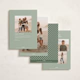 "Snapshot" - Holiday Cards in Snow by Adelyn T. - Back of Card Options