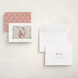 "Ribbonly Frame" - Holiday Cards in Blush by Itsy Belle Studio - Assembled
