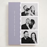 "simple wave" - Holiday Cards in Lilac by Sumak Studio - Front