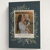 "Holly + Olive" - Holiday Cards in Juniper by Wildfield Paper Co - Folded Card