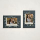"Holly + Olive" - Holiday Cards in Juniper by Wildfield Paper Co - Photo Orientation Options