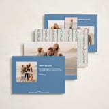 "Holiday Gingham" - Holiday Cards in Porcelain by Chris Griffith - Back of Card Options