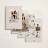 "Festive Five" - Holiday Cards in Vanilla by Lindsay Megahed - Back of Card Options