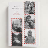 "Peppermint Strip" - Holiday Cards in Peppermint by Carrie ONeal - Folded Card