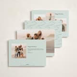 "cotillion" - Holiday Cards in Mint by Megan Davis - Back of Card Options