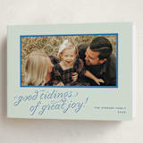 "cotillion" - Holiday Cards in Mint by Megan Davis - Folded Card