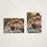 "these wonderful things" - Holiday Cards in Snow by Susan Asbill - Photo Orientation Options