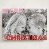 "Merry & Bold" - Holiday Cards in Candy Cane by Angela Thompson - Front