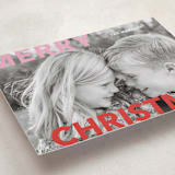 "Merry & Bold" - Holiday Cards in Candy Cane by Angela Thompson - Detail