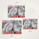"Merry & Bold" - Holiday Cards in Candy Cane by Angela Thompson - Formats Available