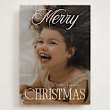 "Beautiful Christmas" - Holiday Cards in Snowflake by Julie Ley - Front