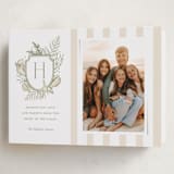 "Tis the Sea-Sun" - Holiday Cards in Sage by Oscar and Emma - Karly Depew - Folded Card