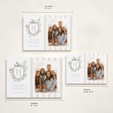 "Tis the Sea-Sun" - Holiday Cards in Sage by Oscar and Emma - Karly Depew - Formats Available