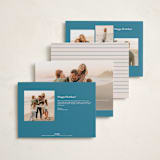 "Scripted Holiday" - Holiday Cards in Wintermint by Mansi Verma - Back of Card Options