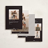 "On the Edge" - Holiday Cards in Champagne by Michelle Taylor - Back of Card Options