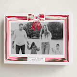 "Ribbon Framed" - Holiday Cards in Snow by Iveta Angelova - Folded Card