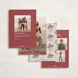"Holiday gifts" - Holiday Cards in Crimson by Chris Griffith - Back of Card Options