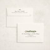 "Peace, love & hope" - Holiday Cards in Wintermint by Susan Moyal - FREE Recipient Addressing