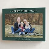 "Dotted" - Holiday Cards in Pine by Carolyn MacLaren - Folded Card