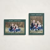 "Dotted" - Holiday Cards in Pine by Carolyn MacLaren - Photo Orientation Options