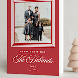 "Merry Love" - Holiday Cards in Ruby by Alston Foster - Folded Card