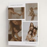 "Between the Lines" - Holiday Cards in Snow by Lisa Assenmacher - Folded Card