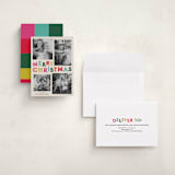 "Color Coded Spirit" - Holiday Cards in Bright by Inkblot Design - Assembled