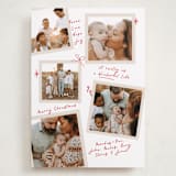 "Personal Note" - Holiday Cards in Poinsettia by Owl and Toad - Front