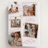 "Personal Note" - Holiday Cards in Poinsettia by Owl and Toad - Folded Card