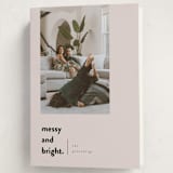 "Messy & Bright" - Holiday Cards in Blush by Iveta Angelova - Folded Card
