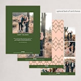 "Fresh Start" - Holiday Cards in Olive by Owl and Toad - Back of Card Options