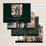 "Peace On Earth" - Holiday Cards in Spruce by Susan Moyal - Back of Card Options