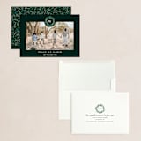"Peace On Earth" - Holiday Cards in Spruce by Susan Moyal - Assembled