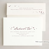 "hand written" - Holiday Cards in Mulled Wine by Anastasia Makarova - FREE Recipient Addressing
