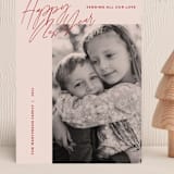 "overlaid" - Holiday Cards in Crimson by Lindsay Stetson Thompson - Front
