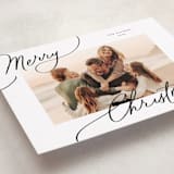 "Evoke" - Holiday Cards in Snow by Everett Paper Goods - Detail