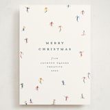 "festive skiers" - Holiday Cards in Multi by Ellen Schlegelmilch - Front