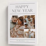 "Newsletter" - Holiday Cards in Cotton by Stacey Meacham - Folded Card